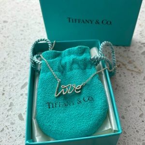 Tiffany and Co Paloma Graffiti Love Necklace